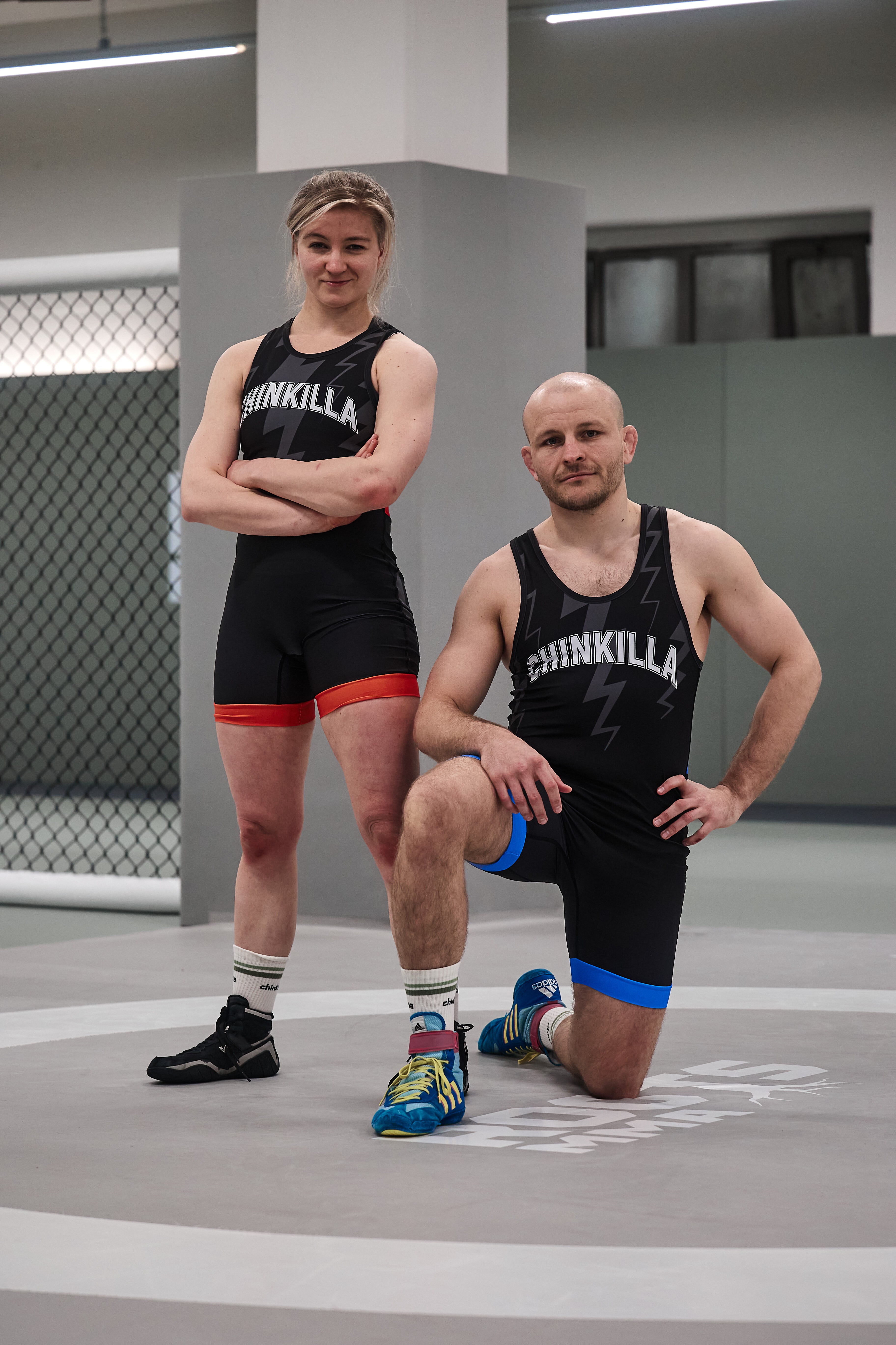 "Thunder" Wrestling Singlet - Blue