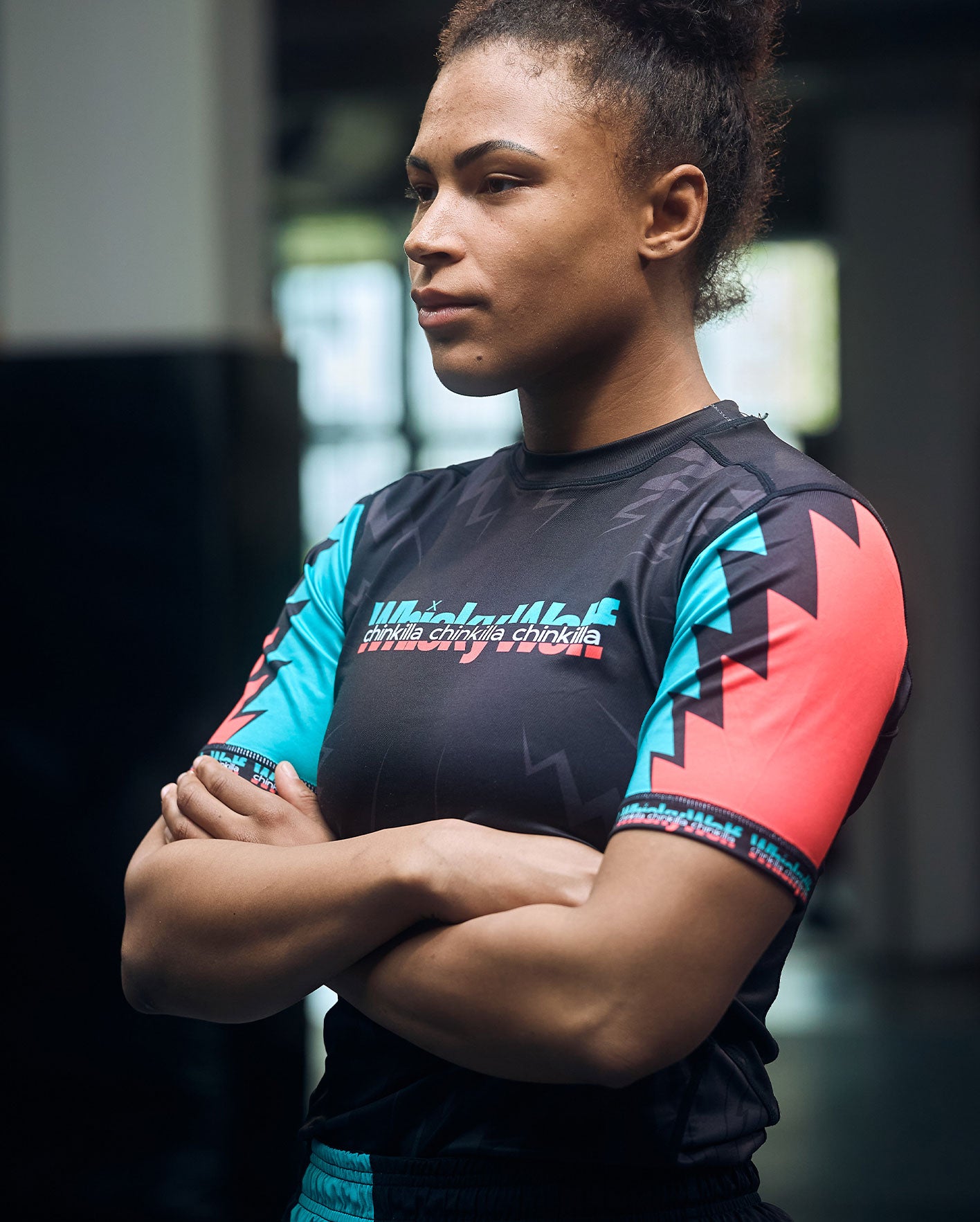 WW x chinkilla Voltage Rashguard