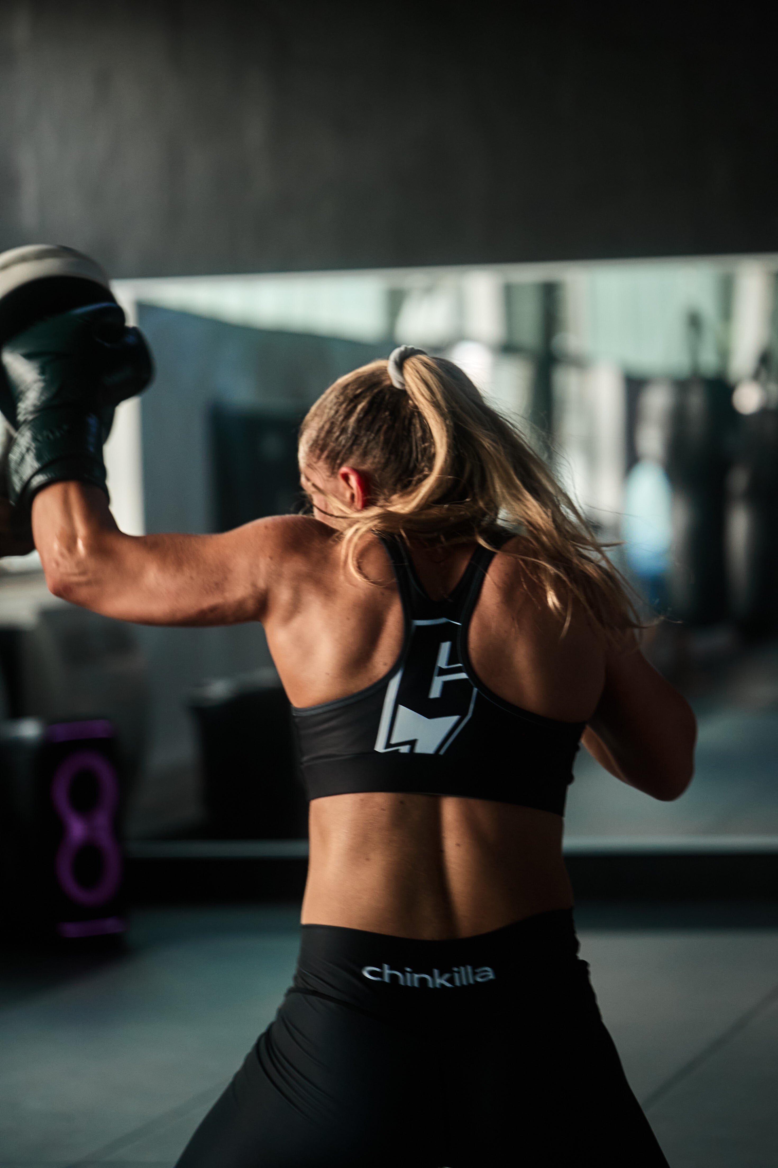 "Arti-Choke" Sports Bra
