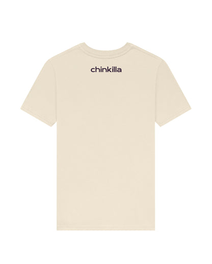 "chinkilla x meerkatsu" Unisex T-Shirt - White